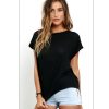 3935245738_1240027577 Women's solid color backless T-shirt
