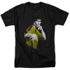 Chinese style Kung Fu heavyweight pure cotton Bruce Lee master, retro classic men's loose T-shirt for foreign trade