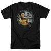 Chinese style Kung Fu heavyweight pure cotton Bruce Lee master, retro classic men's loose T-shirt for foreign trade