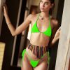 O1CN01BRuymP1lSh5BZMmFK_995914818-0-cib 2024 European and American Sexy Triangle Bikini Amazon AliExpress New Solid Color Strap Swimwear Backless Swimsuit
