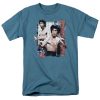 Chinese style Kung Fu heavyweight pure cotton Bruce Lee master, retro classic men's loose T-shirt for foreign trade