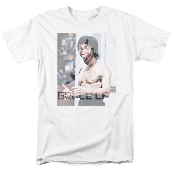 Chinese style Kung Fu heavyweight pure cotton Bruce Lee master, retro classic men's loose T-shirt for foreign trade