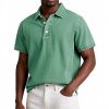 Men's Fashion Solid Color Retro Short Sleeve Polo Shirt