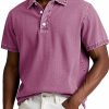 Men's Fashion Solid Color Retro Short Sleeve Polo Shirt