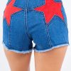 O1CN01RmsI4q1DEmJbWNohu_3301040185-0-cib High Quality Sexy Women's Splicing Pentagram Cowboy Shorts Hot Pants New Style