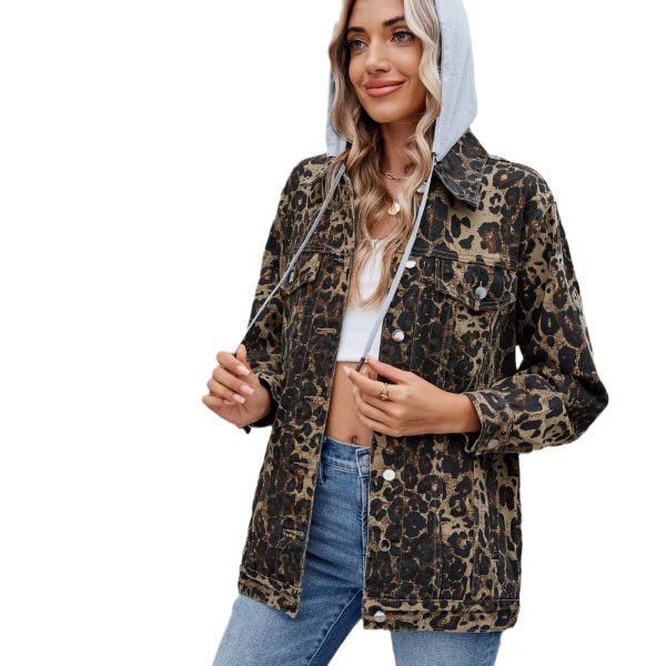 New versatile classic retro classic loose denim jacket top