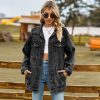 New versatile classic retro classic loose denim jacket top
