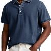 Men's Fashion Solid Color Retro Short Sleeve Polo Shirt