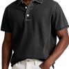 Men's Fashion Solid Color Retro Short Sleeve Polo Shirt