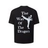 O1CN01fO3gYw279qWDzDZvx_2871887755-0-cib 2025 summer vintage Bruce Lee, small collar design, men's loose short sleeved T-shirt