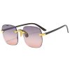 O1CN01glaob01mCUgtewMeg_2212555564918-0-cib Trendy square sunglasses with large frames, frameless sunglasses with cut edges