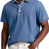 Men's Fashion Solid Color Retro Short Sleeve Polo Shirt