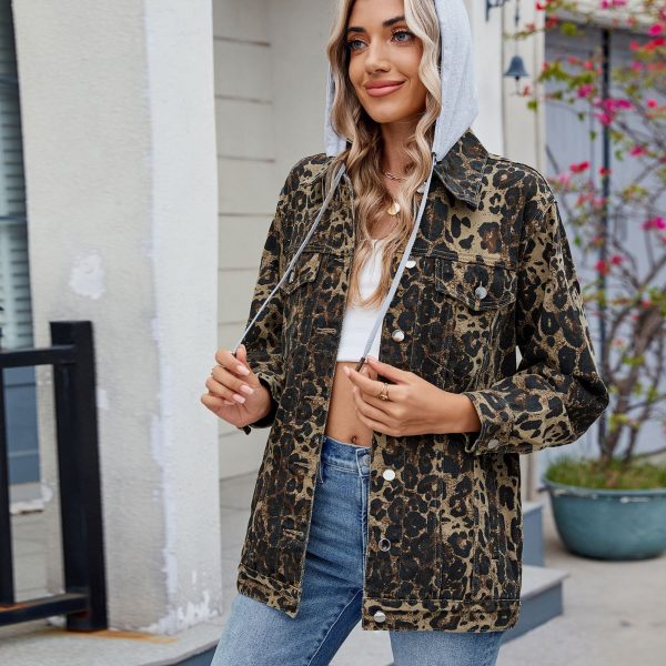 New versatile classic retro classic loose denim jacket top