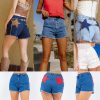 O1CN01pD5yC01DEmJeyS8Hu_3301040185-0-cib High Quality Sexy Women's Splicing Pentagram Cowboy Shorts Hot Pants New Style