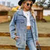 New versatile classic retro classic loose denim jacket top