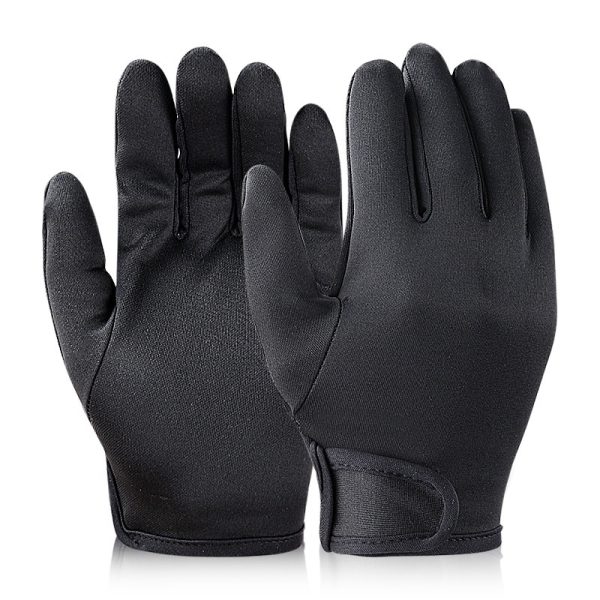 Five-finger Thick Lace-up Hair Gloves Heat Insulation
