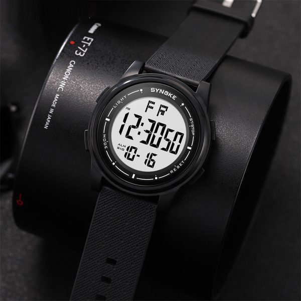 Men's Sports Electronic Watch Lightweight Design Large Screen Luminous Student Watch