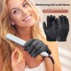 Five-finger Thick Lace-up Hair Gloves Heat Insulation
