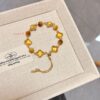 Dreamy Series Original Natural Gemstone Four-Leaf Clover Bracelet - Handcrafted Premium Jewelry